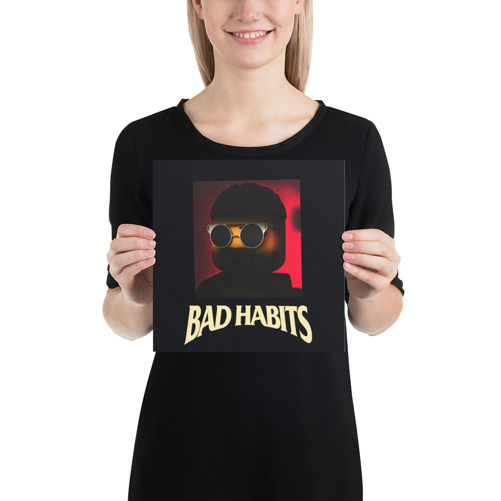 "Nav - Bad Habits" Lego Parody Poster