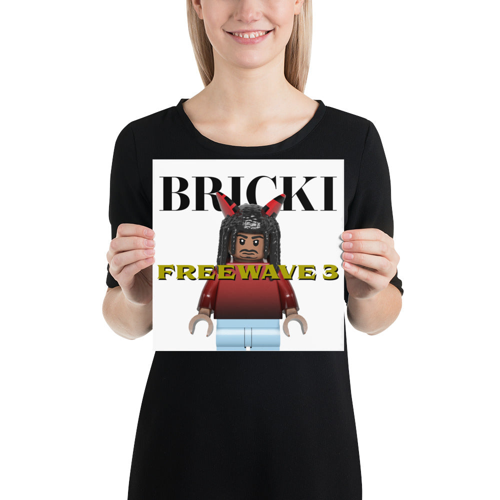 "Lucki - Freewave 3" Lego Parody Poster