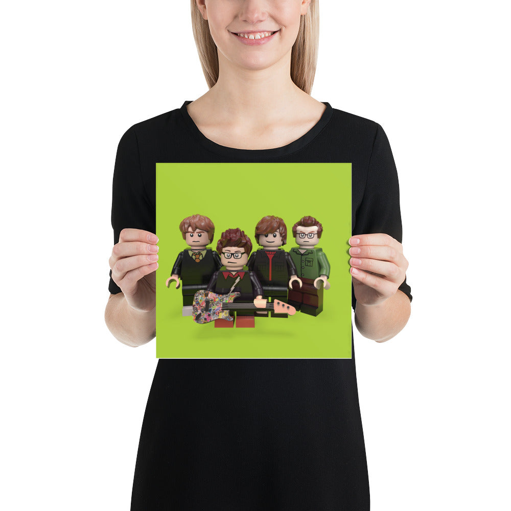 "Weezer - Weezer (Green Album)" Lego Parody Poster