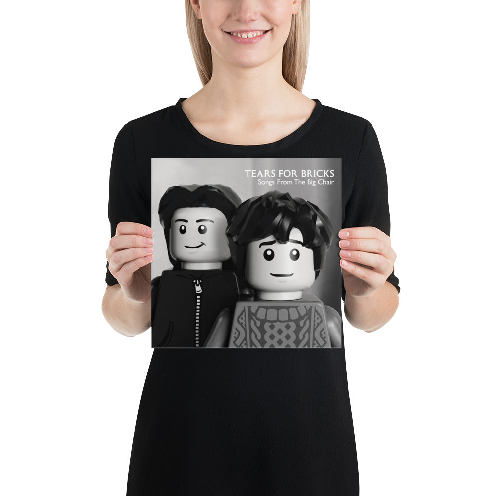 "Tears For Fears - Songs from the Big Chair" Lego Parody Poster