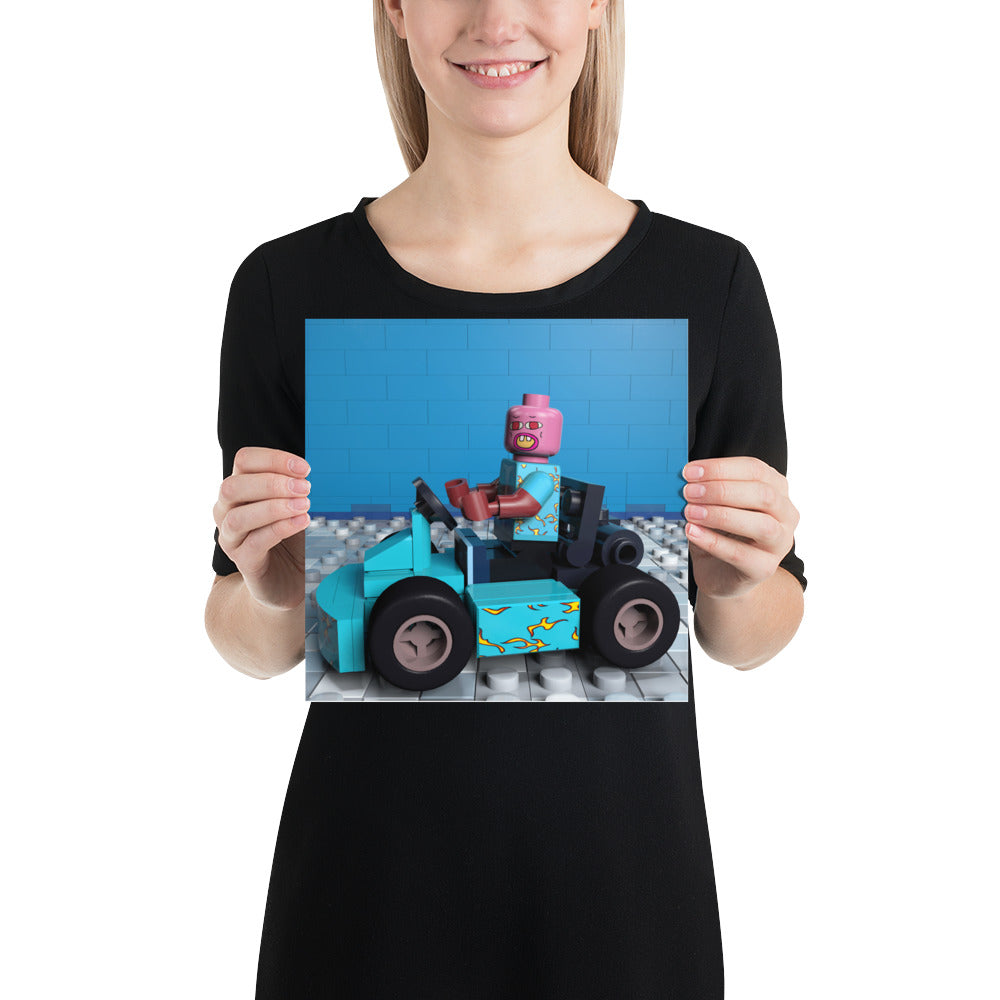 "Tyler, The Creator - "Cherry Bomb" Go-Kart" Lego Parody Poster