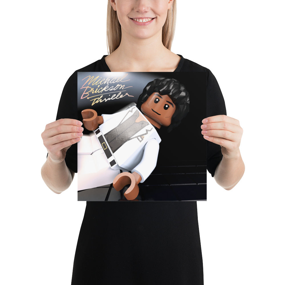 Michael Jackson Thriller Lego Parody Poster LoveSickStudio michael-jackson-thriller-lego-parody-poster-lovesickstudio