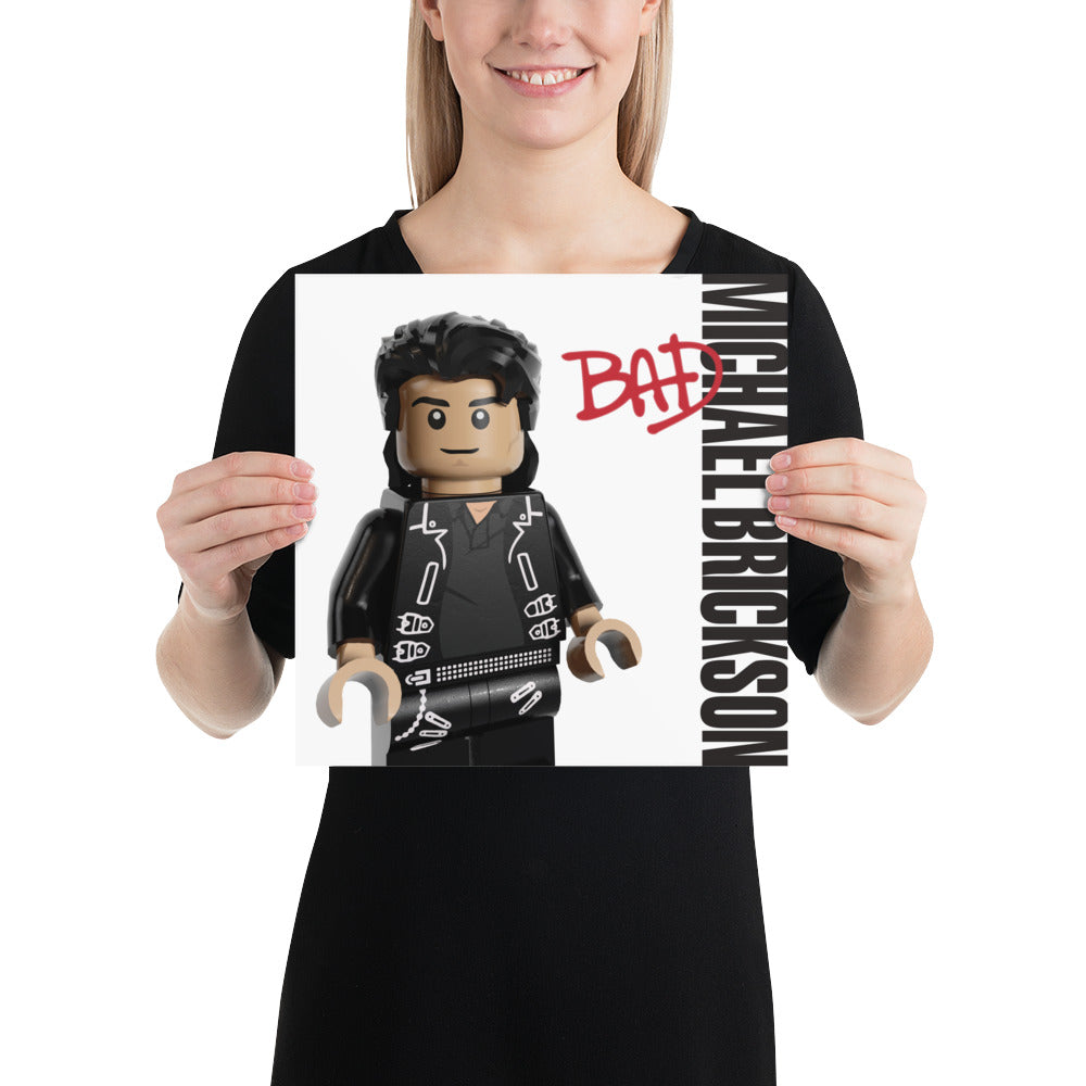 "Michael Jackson - Bad" Lego Parody Poster