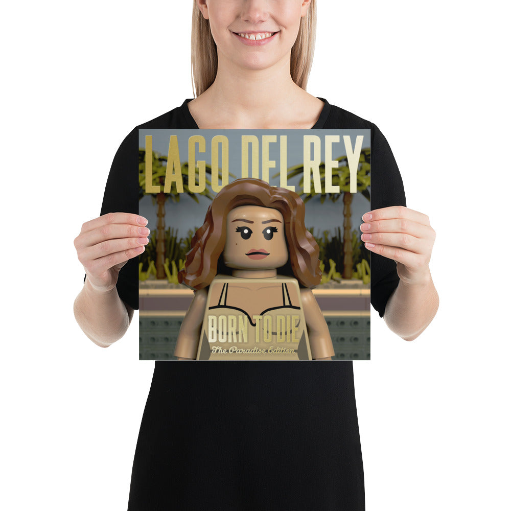 "Lana Del Rey - Born To Die: The Paradise Edition" Lego Parody Poster