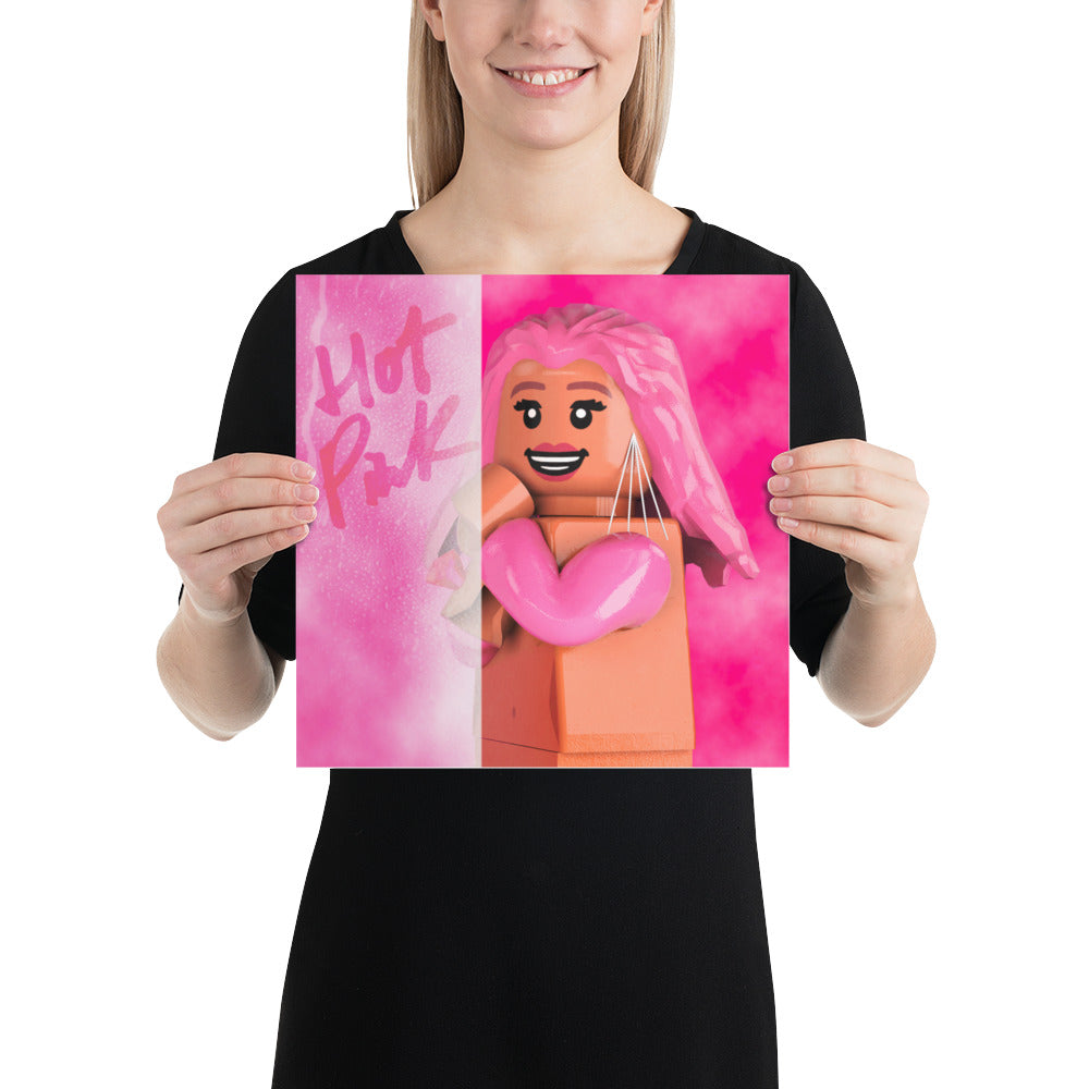 "Doja Cat - Hot Pink" Lego Parody Poster