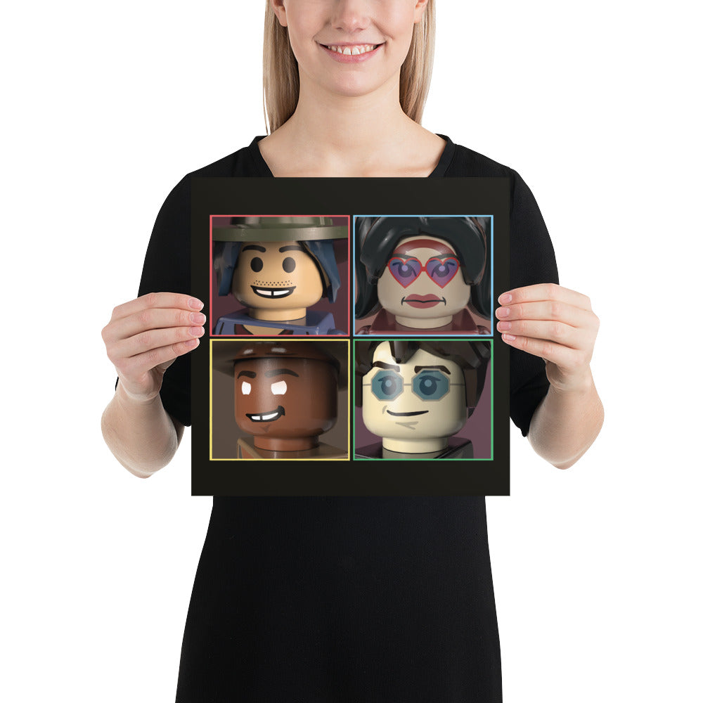 "Gorillaz - Humanz" Lego Parody Poster