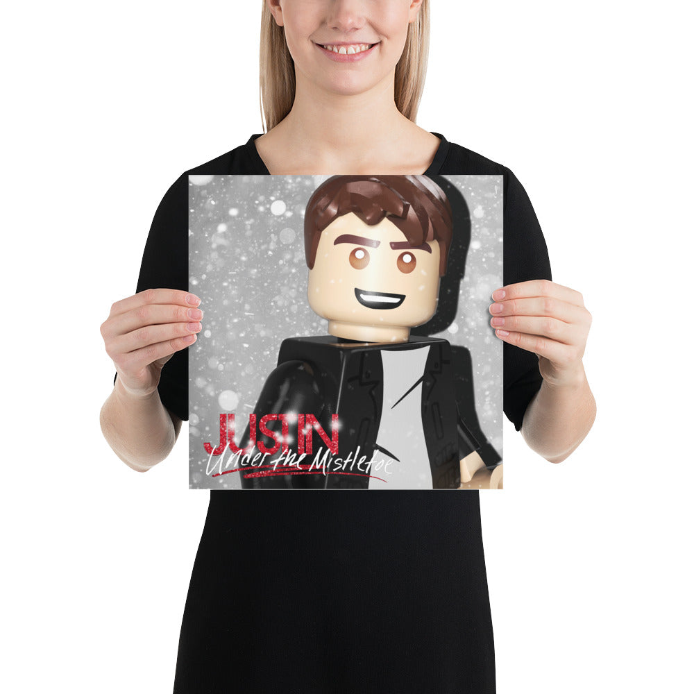 "Justin Bieber - Under The Mistletoe" Lego Parody Poster