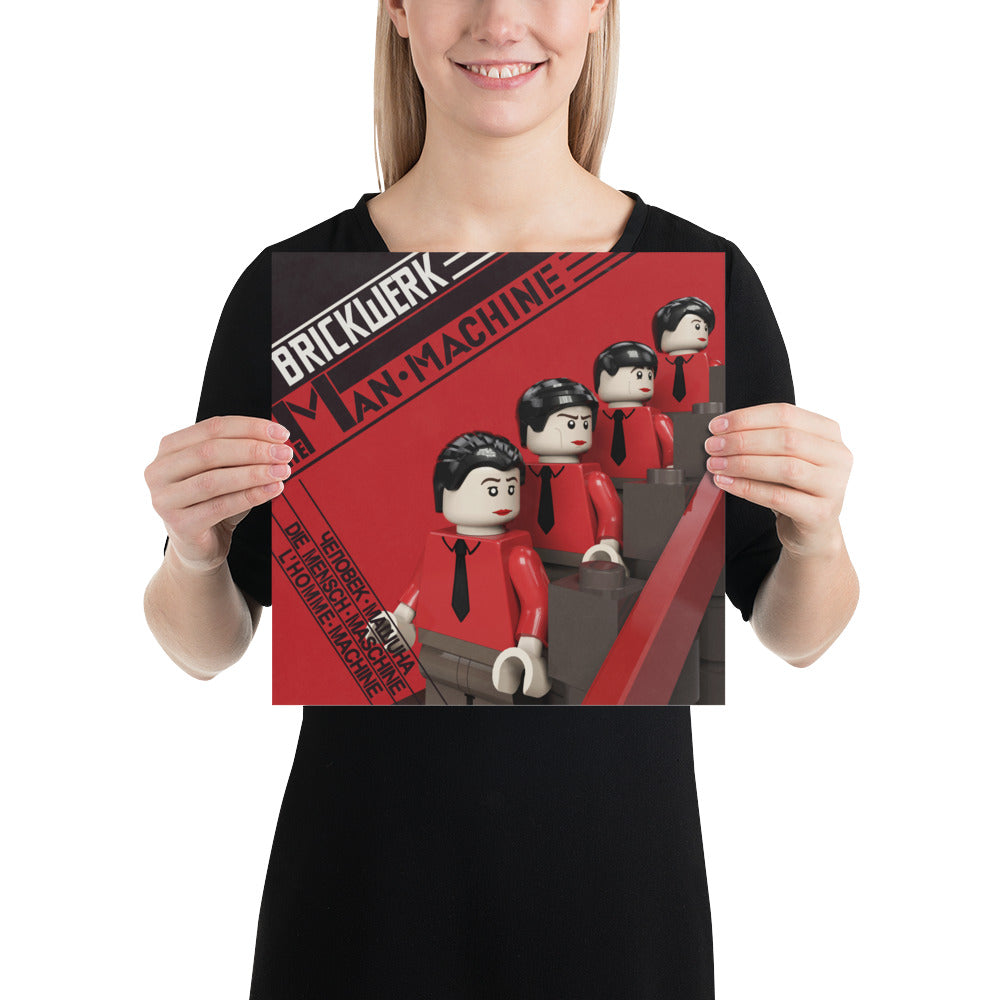 "Kraftwerk - The Man-Machine" Lego Parody Poster