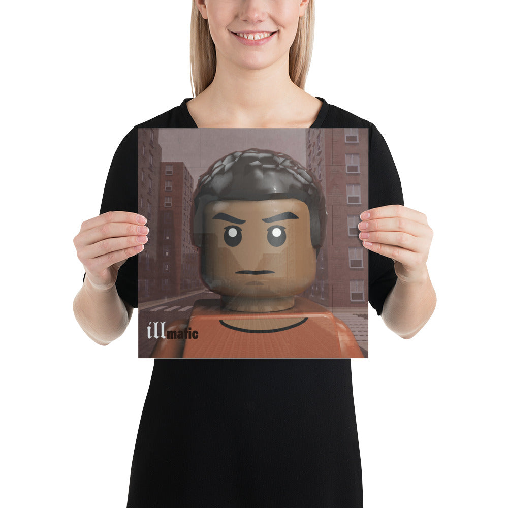 "Nas - Illmatic" Lego Parody Poster