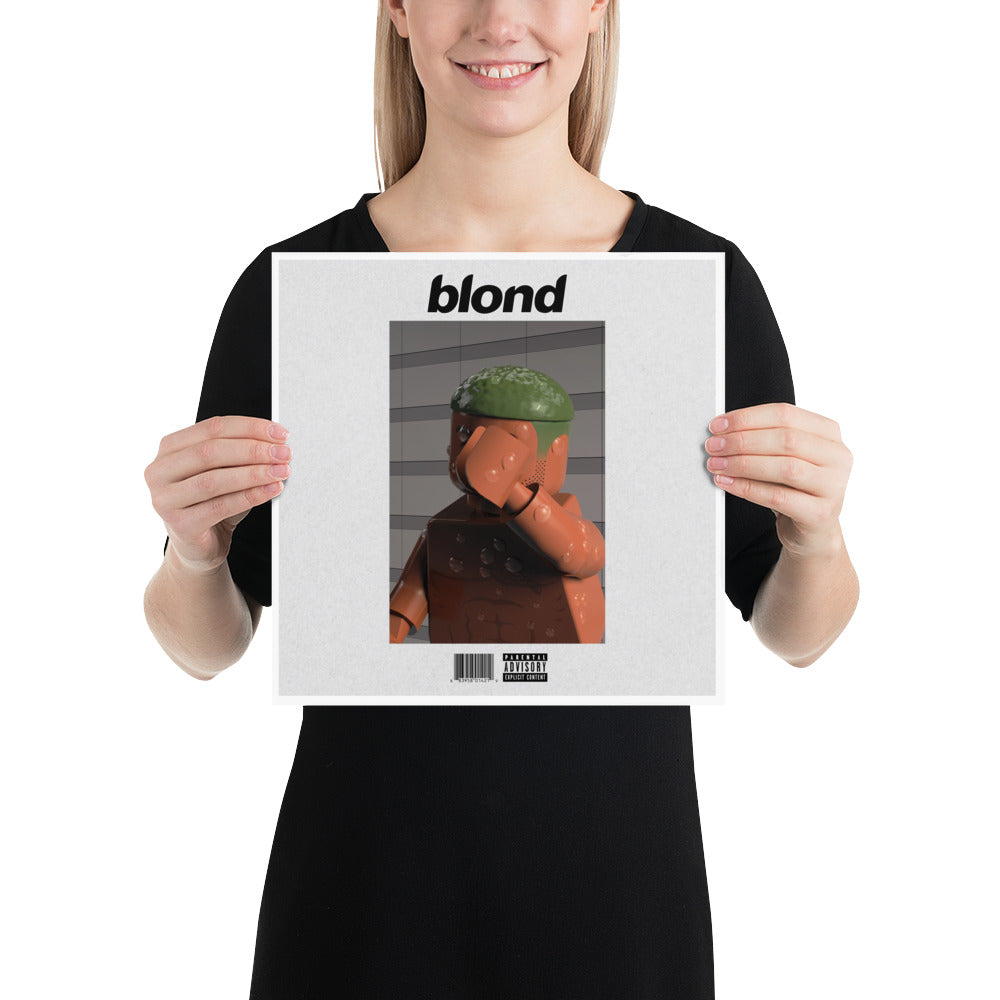 "Frank Ocean - Blonde" Lego Parody Poster