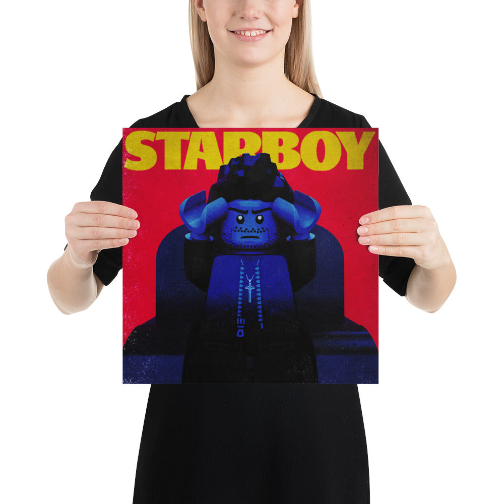 "The Weeknd - Starboy" Lego Parody Poster