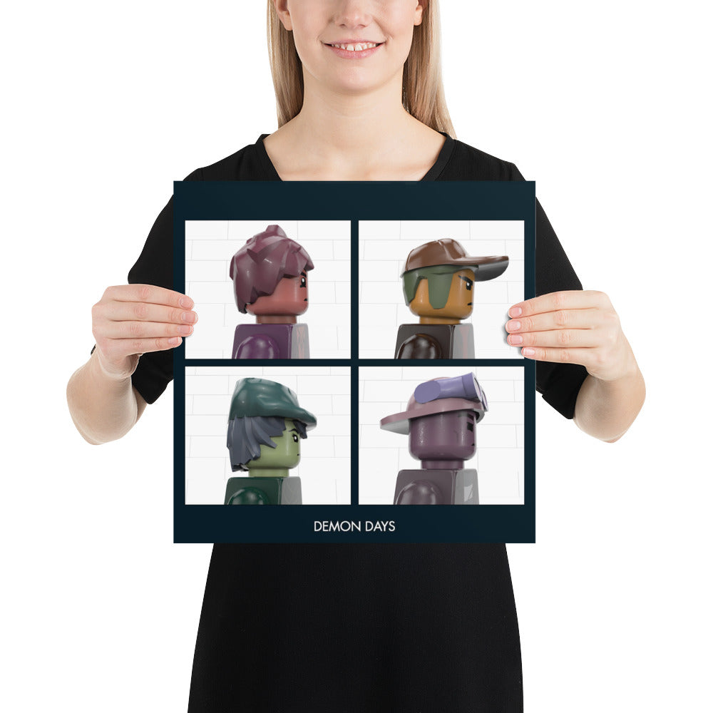 "Gorillaz - Demon Days" Lego Parody Poster