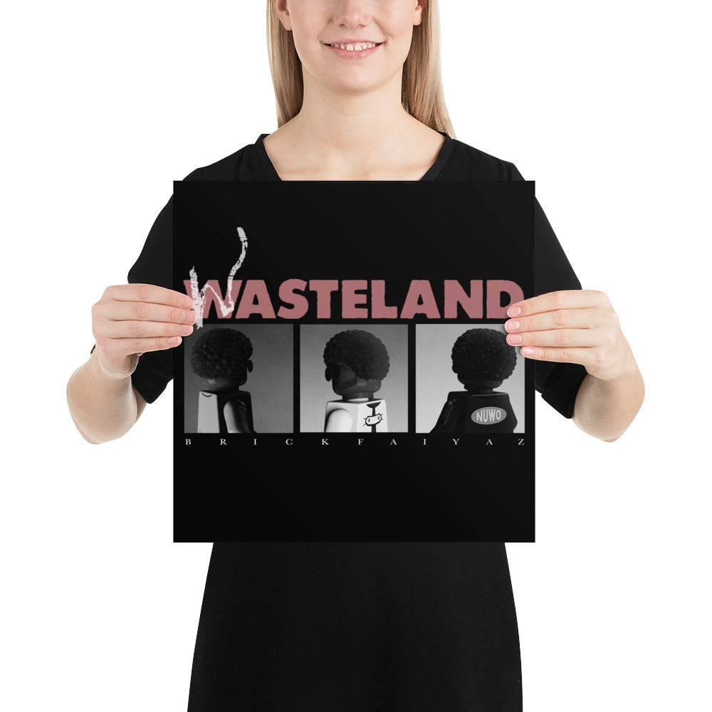 "Brent Faiyaz - Wasteland" Lego Parody Poster