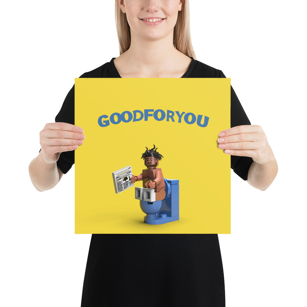 "Aminé - Good for You" Lego Parody Poster