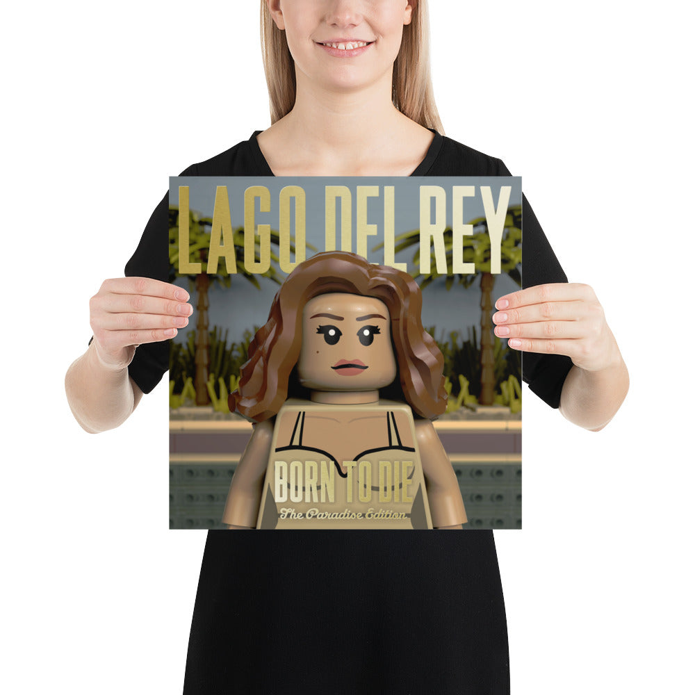 "Lana Del Rey - Born To Die: The Paradise Edition" Lego Parody Poster