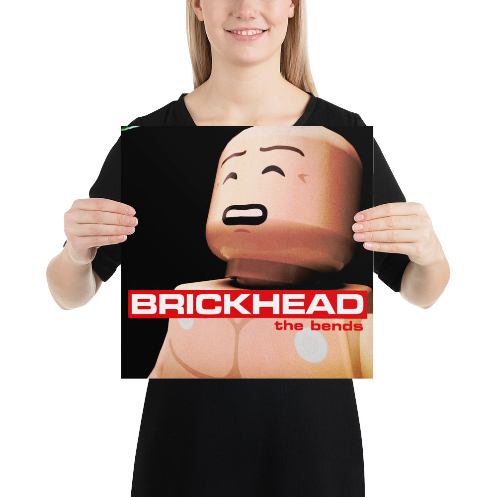 "Radiohead - The Bends" Lego Parody Poster