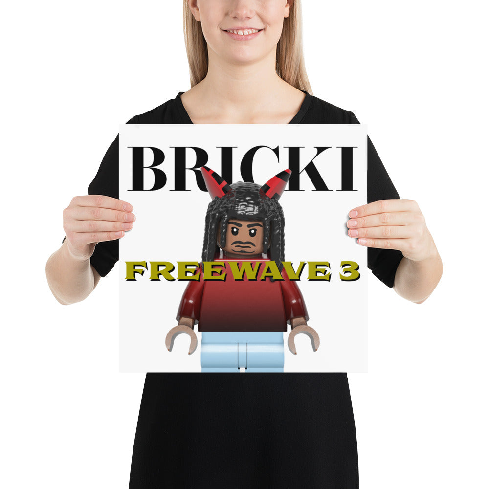 "Lucki - Freewave 3" Lego Parody Poster