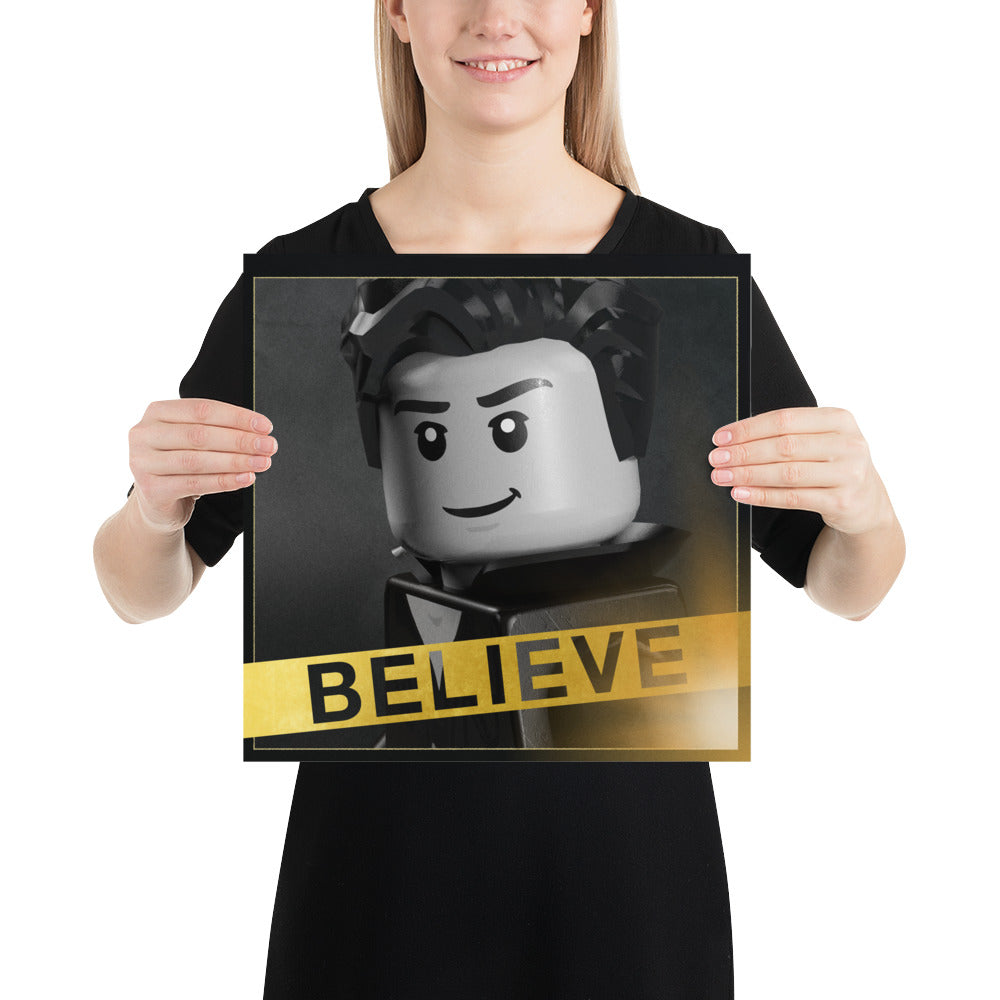 "Justin Bieber - Believe" Lego Parody Poster