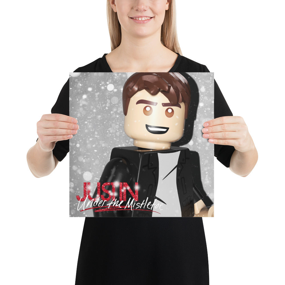 "Justin Bieber - Under The Mistletoe" Lego Parody Poster