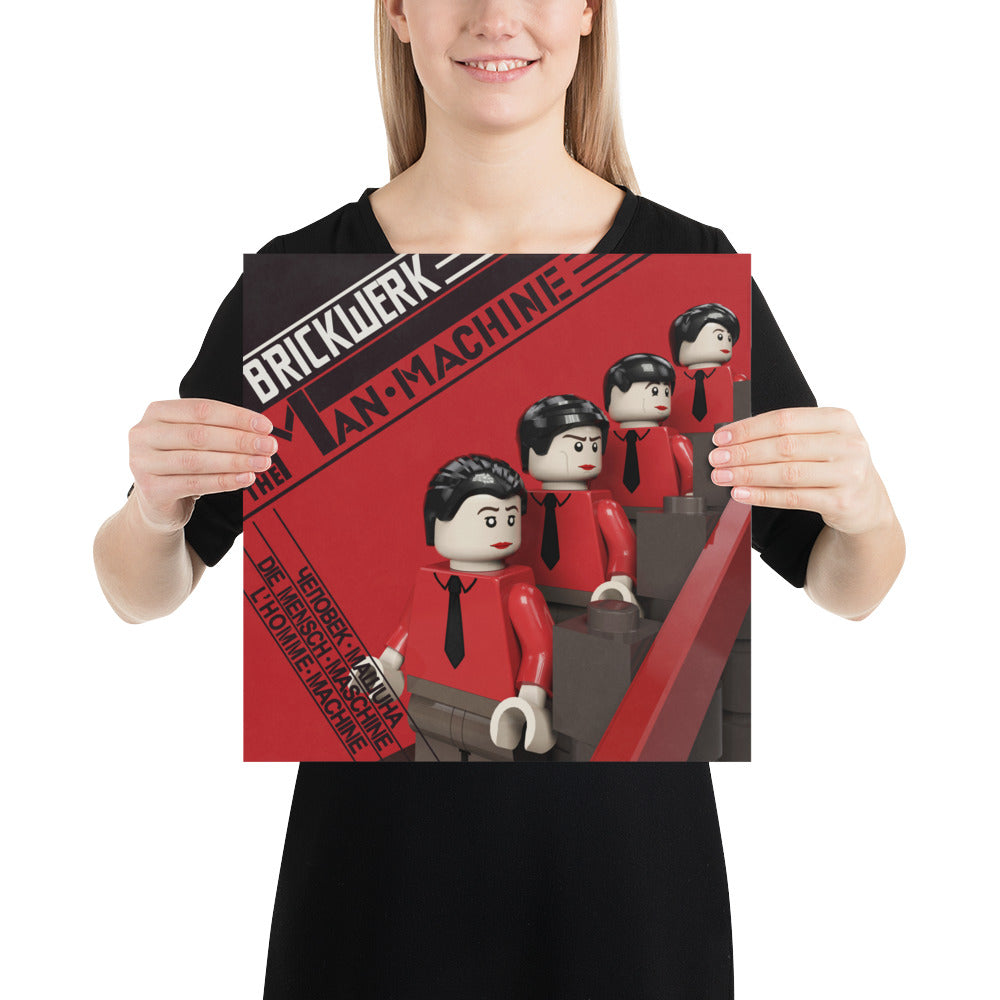 "Kraftwerk - The Man-Machine" Lego Parody Poster