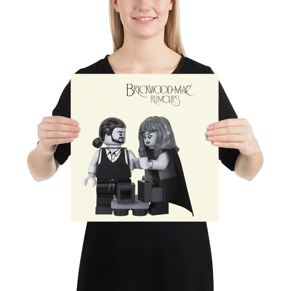 "Fleetwood Mac - Rumours" Lego Parody Poster