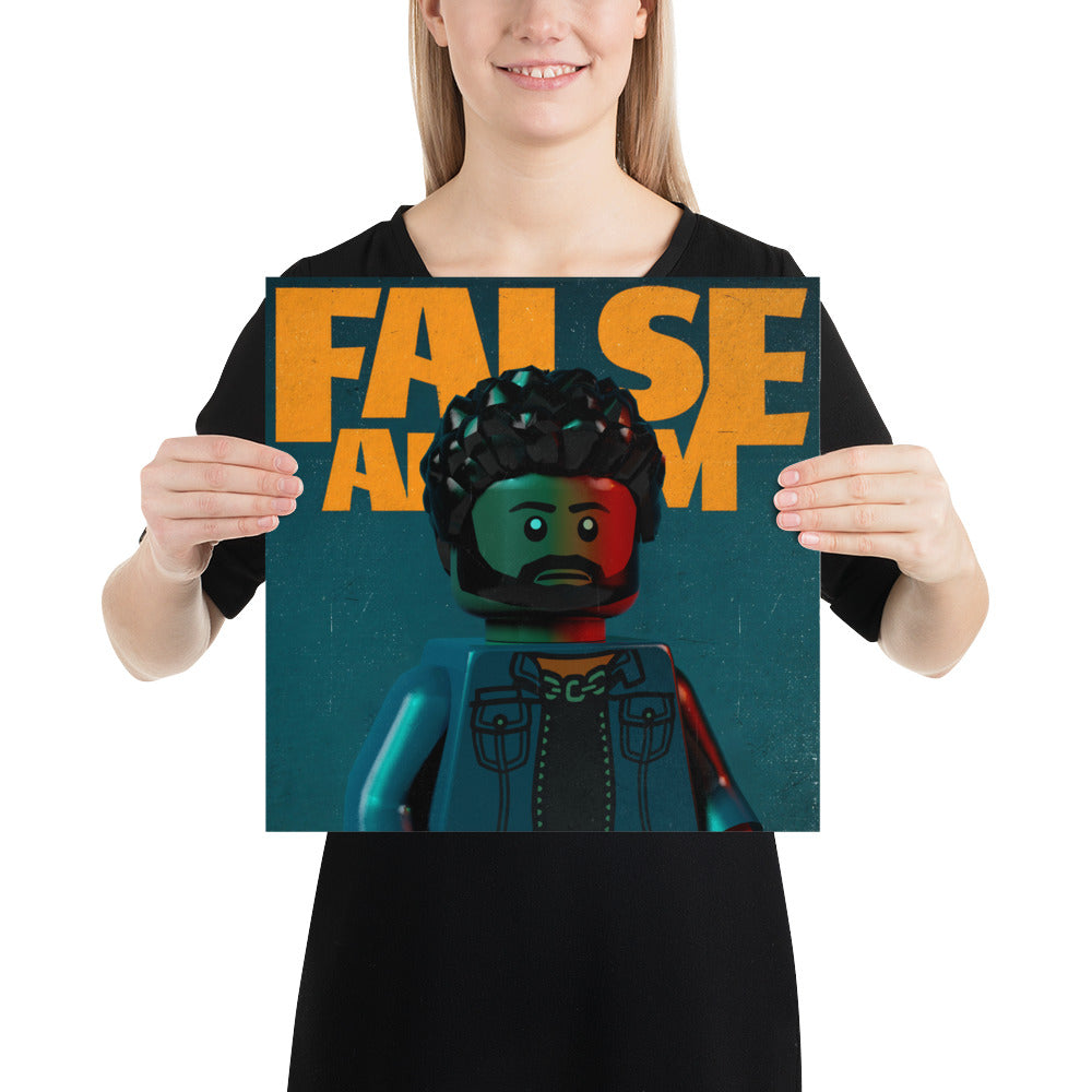 "The Weeknd - False Alarm" Lego Parody Poster