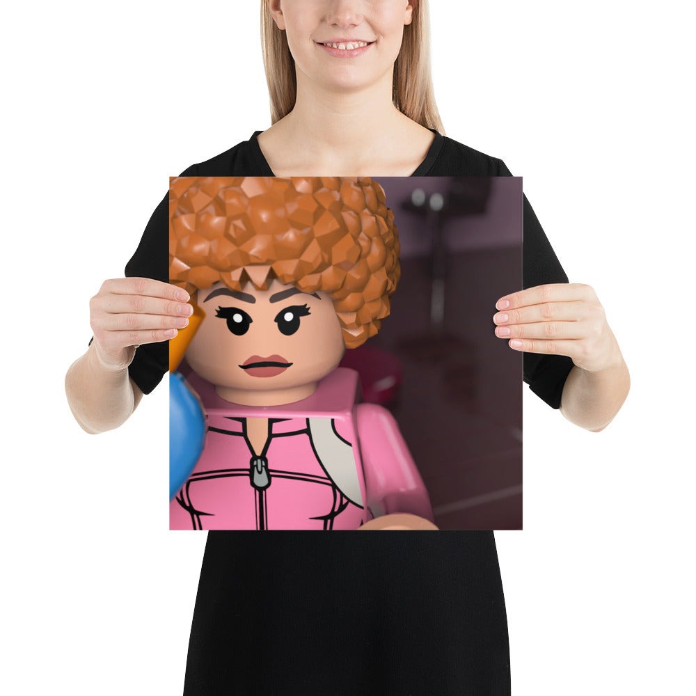 "Ice Spice - In Ha Mood" Lego Parody Poster