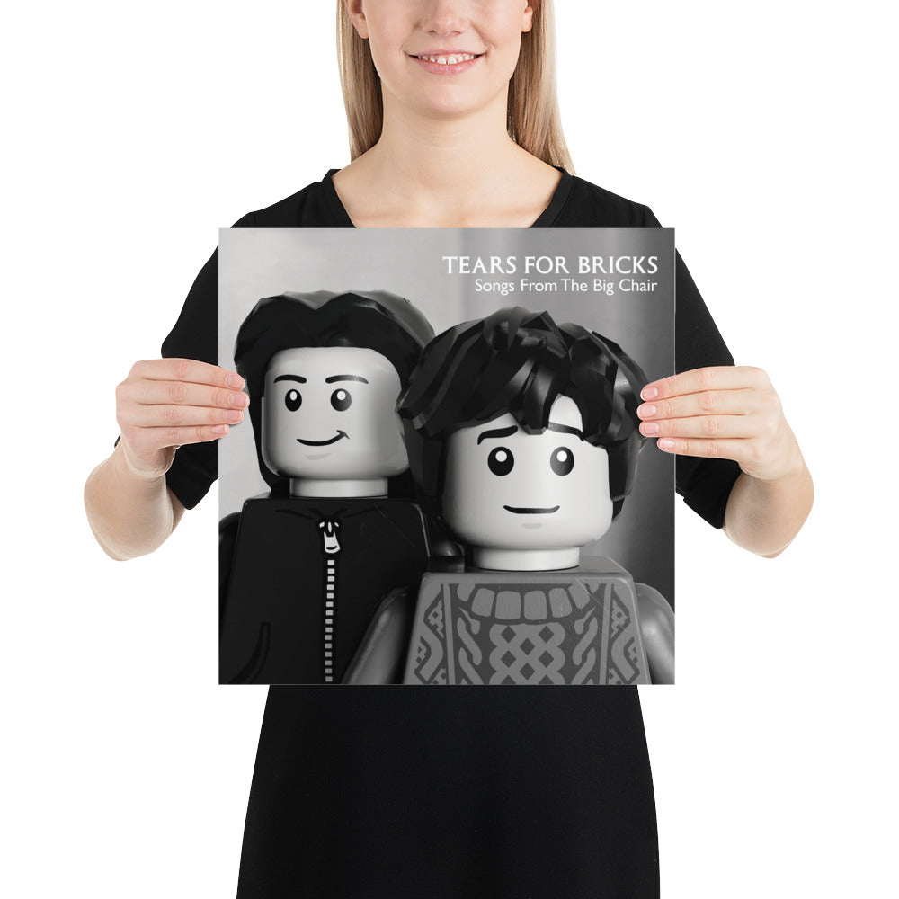 "Tears For Fears - Songs from the Big Chair" Lego Parody Poster