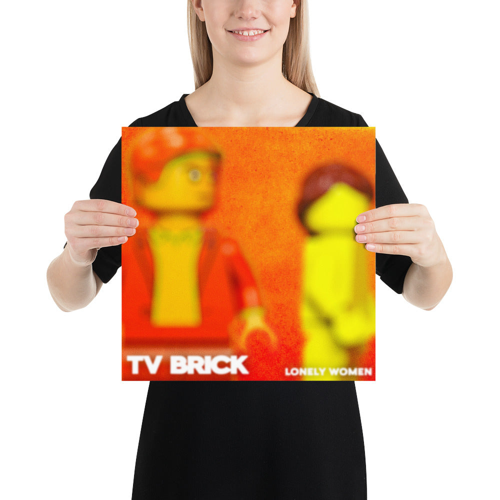 "TV Girl - Lonely Women" Lego Parody Poster