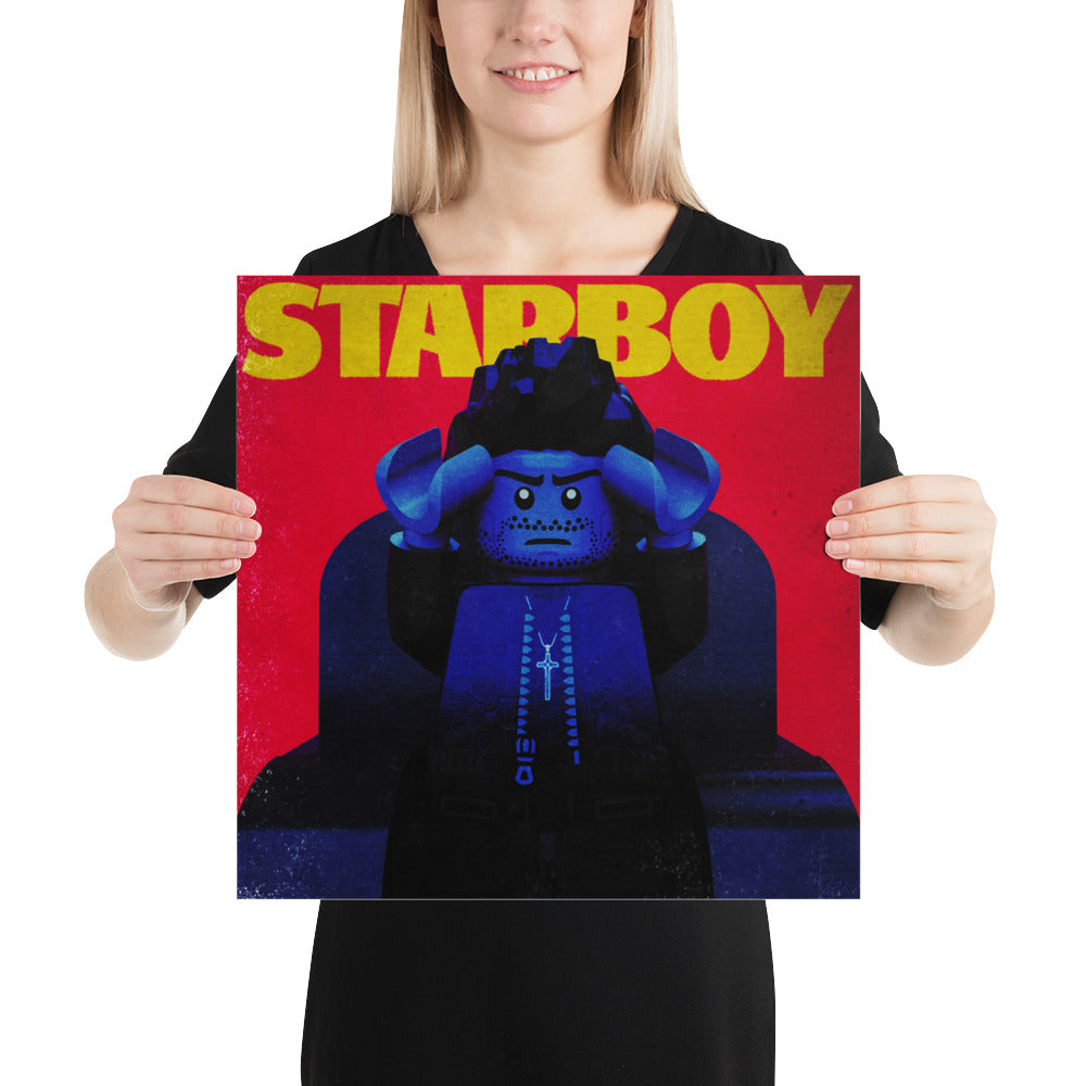 "The Weeknd - Starboy" Lego Parody Poster