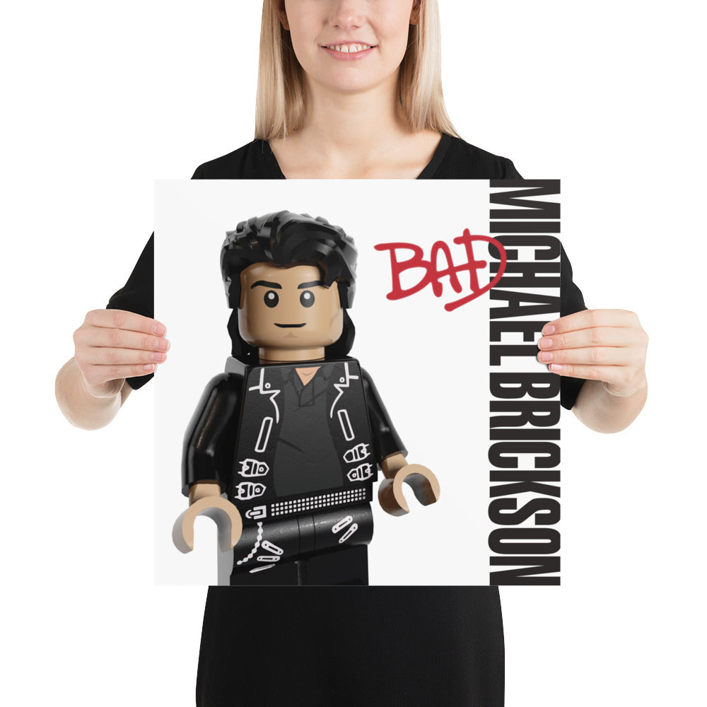 "Michael Jackson - Bad" Lego Parody Poster