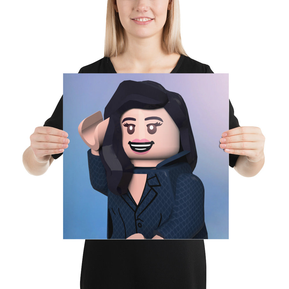 "Dua Lipa - Dua Lipa" Lego Parody Poster