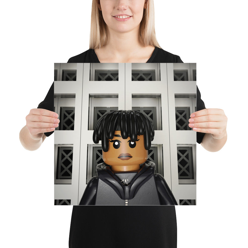 "Little Simz - NO THANK YOU" Lego Parody Poster