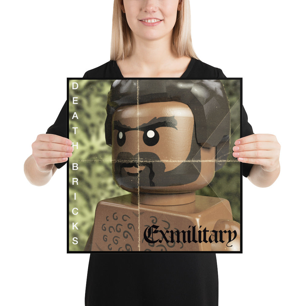 "Death Grips - Exmilitary" Lego Parody Poster