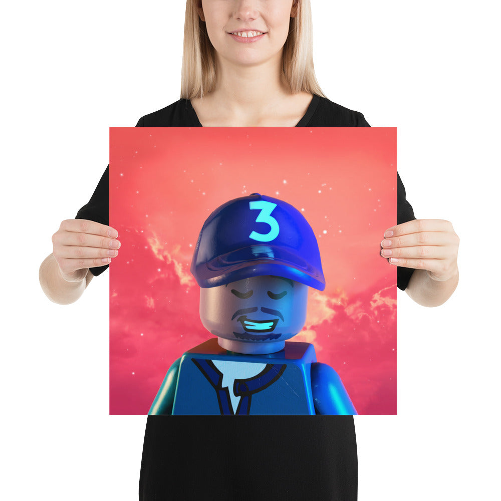 "Chance The Rapper - Coloring Book" Lego Parody Poster