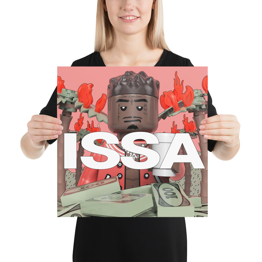 "21 Savage - Issa" Lego Parody Poster