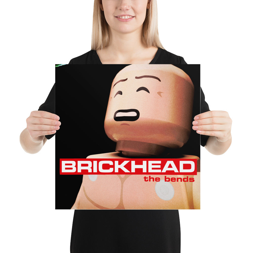 "Radiohead - The Bends" Lego Parody Poster