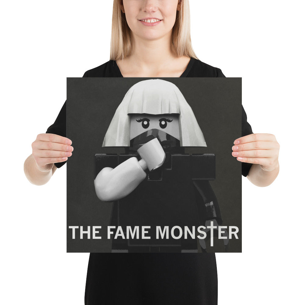 "Lady Gaga - The Fame Monster" Lego Parody Poster