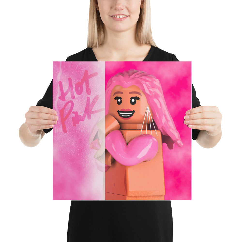 "Doja Cat - Hot Pink" Lego Parody Poster