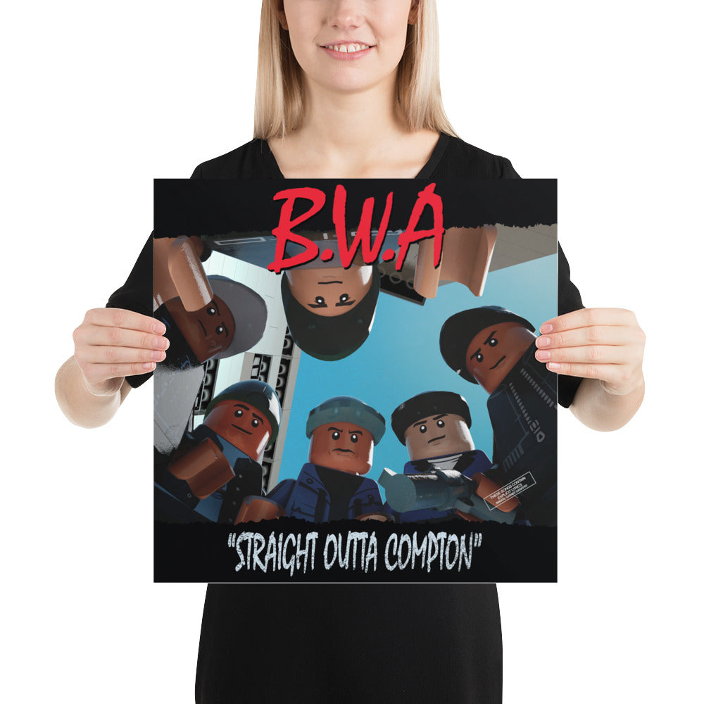 "N.W.A. - Straight Outta Compton" Lego Parody Poster