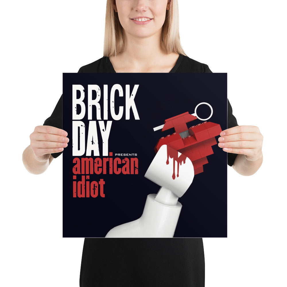 "Green Day - American Idiot" Lego Parody Poster