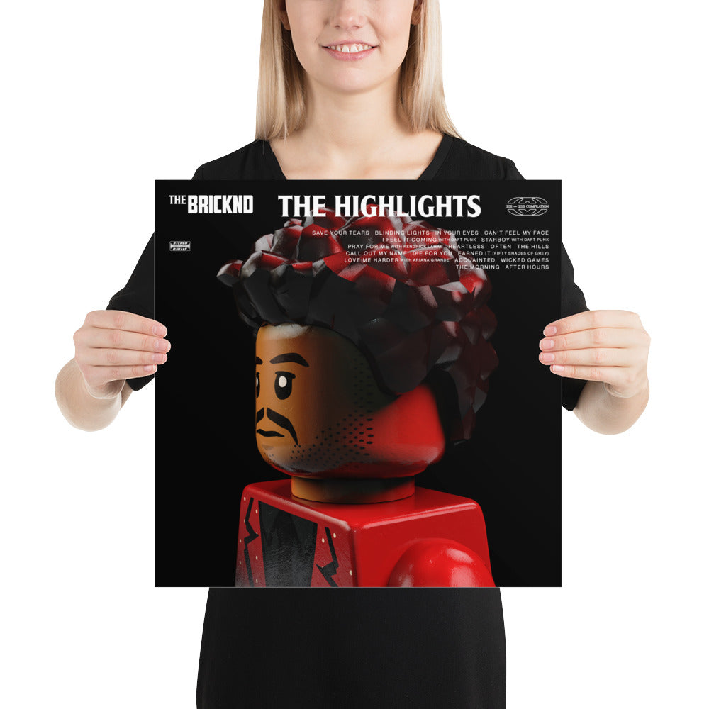 "The Weeknd - The Highlights" Lego Parody Poster