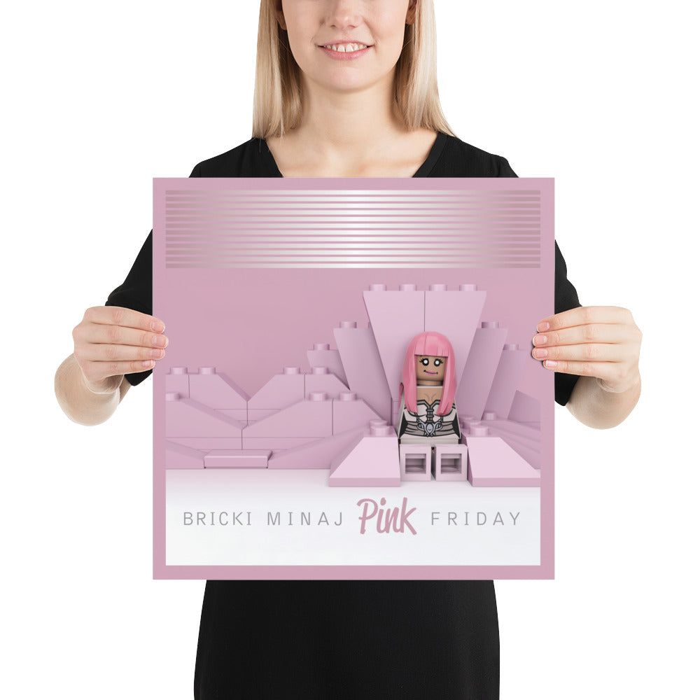 "Nicki Minaj - Pink Friday" Lego Parody Poster