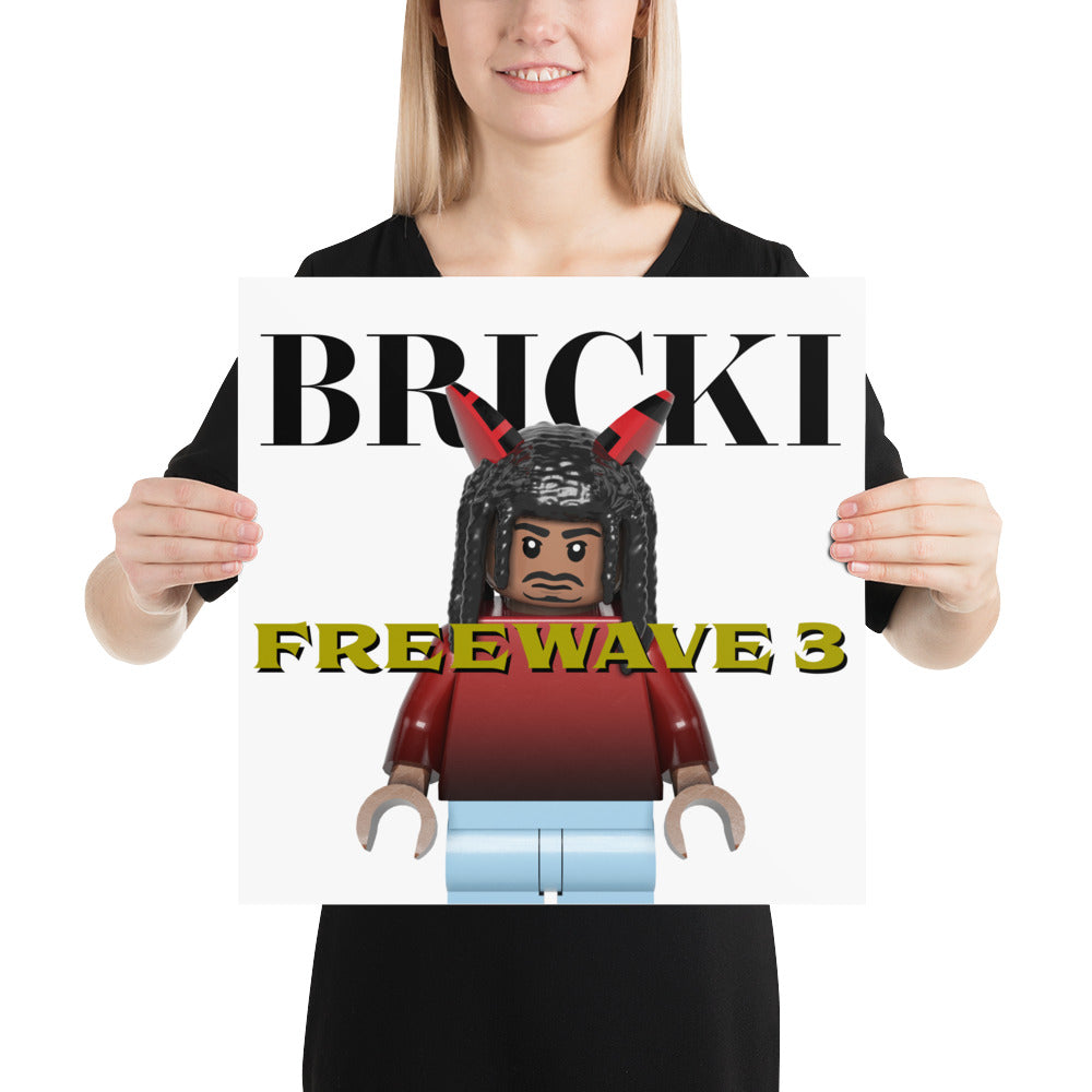 "Lucki - Freewave 3" Lego Parody Poster