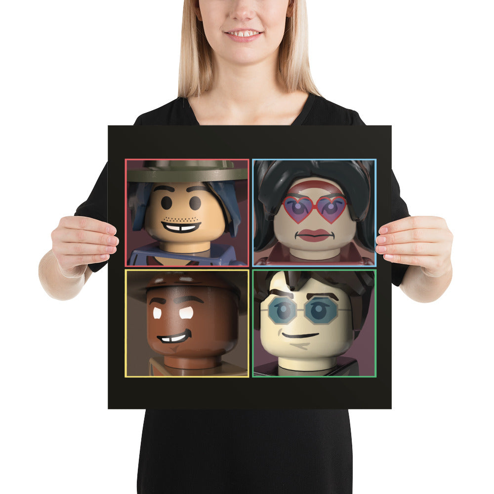 "Gorillaz - Humanz" Lego Parody Poster