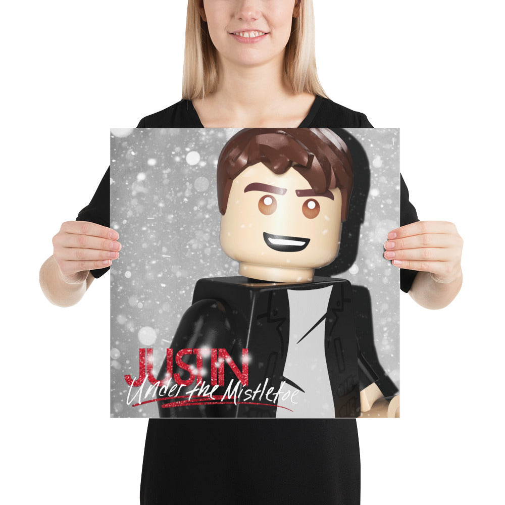 "Justin Bieber - Under The Mistletoe" Lego Parody Poster