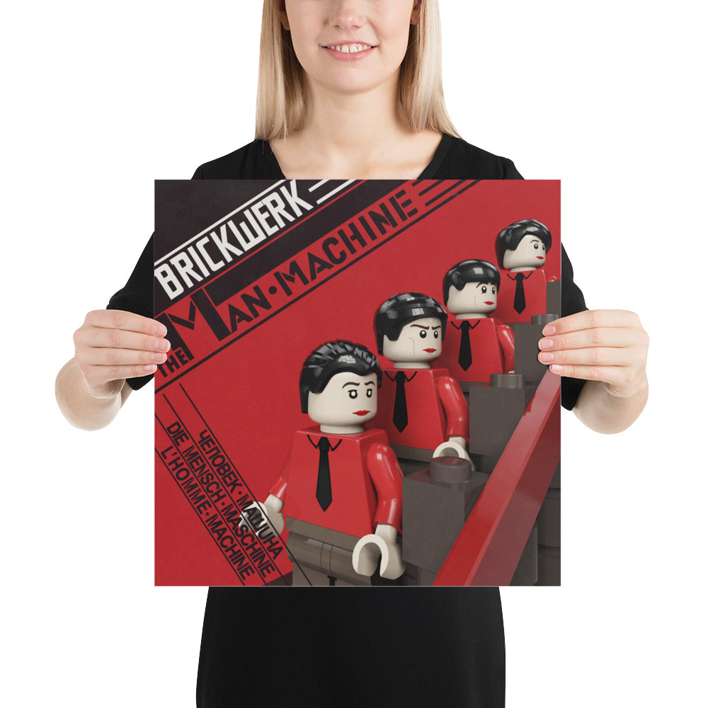 "Kraftwerk - The Man-Machine" Lego Parody Poster