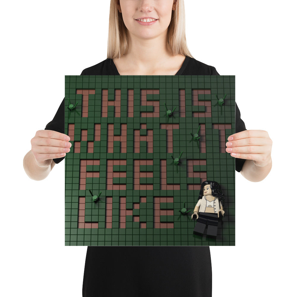 "Gracie Abrams - This Is What It Feels Like" Lego Parody Poster