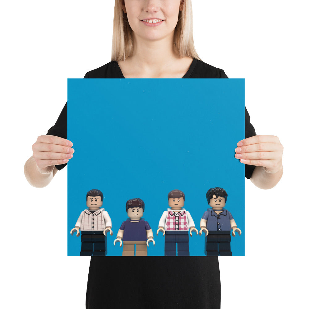 Weezer - Weezer (Blue Album) Lego Parody Poster – LoveSickStudio