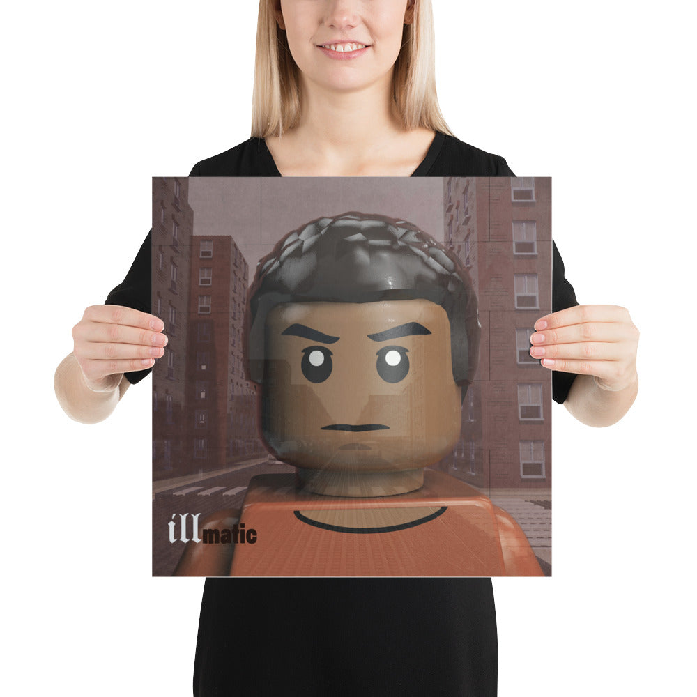 "Nas - Illmatic" Lego Parody Poster